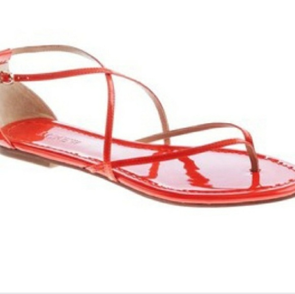 J. Crew Shoes - J Crew Patent Leather Strappy Sandal